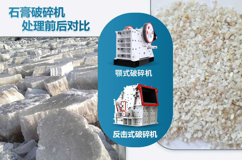 石膏破碎機對應(yīng)產(chǎn)量是多少噸？設(shè)備型號參數(shù)表