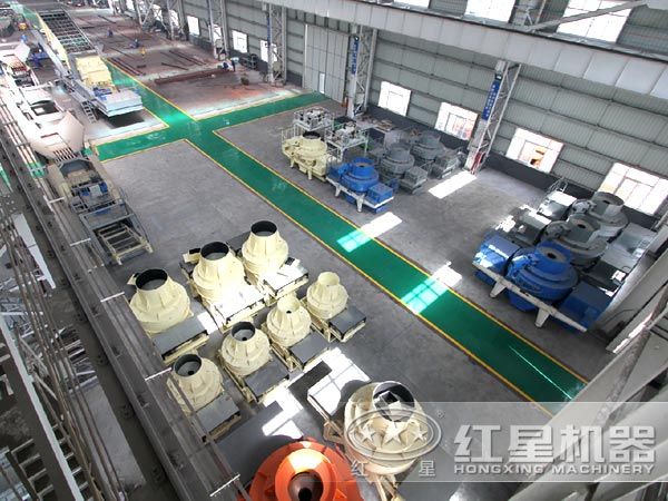 紅星河卵石打砂機(jī)生產(chǎn)車(chē)間