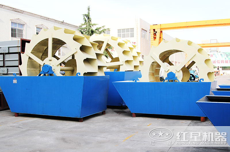 一天能洗3000噸的3020輪斗式洗砂機，以高產(chǎn)威震四方
